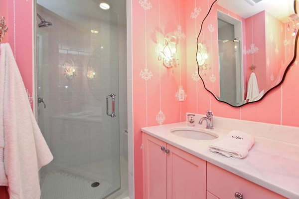 20 ห้องน้ำสีชมพู หวานแหวว เอาใจสาว ๆ 20 ห้องน้ำสีชมพู หวานแหวว เอาใจสาว ๆ