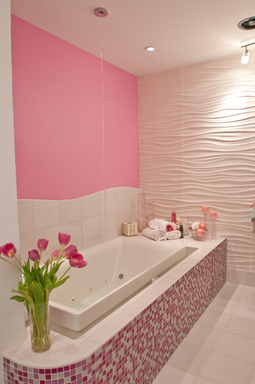 20 ห้องน้ำสีชมพู หวานแหวว เอาใจสาว ๆ 20 ห้องน้ำสีชมพู หวานแหวว เอาใจสาว ๆ
