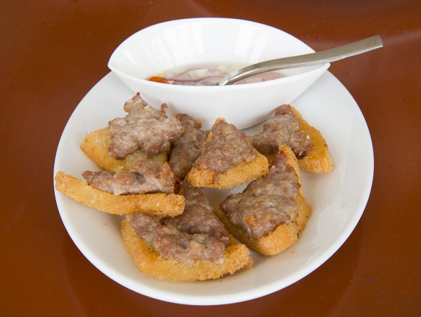 ขนมปังหน้าหมูไมโครเวฟ ขนมปังหน้าหมูไมโครเวฟ