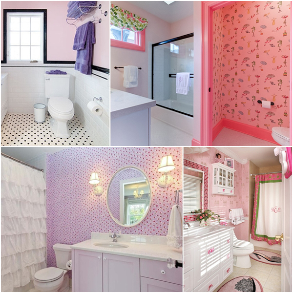 20 ห้องน้ำสีชมพู หวานแหวว เอาใจสาว ๆ 20 ห้องน้ำสีชมพู หวานแหวว เอาใจสาว ๆ