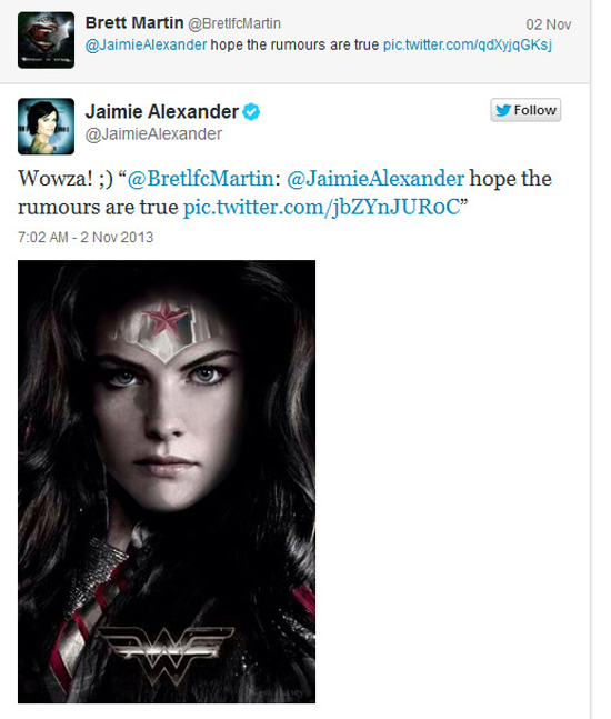 เจมี่ อเล็กซานเดอร์ อาจรับบท วันเดอร์วูแมน