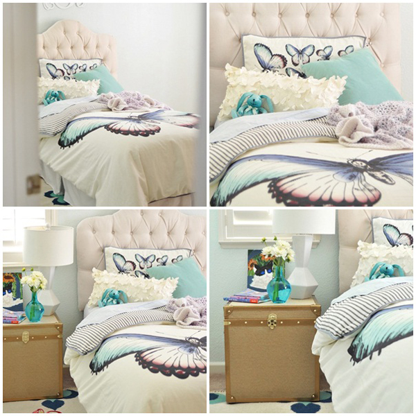 ห้องนอนเล็กสีฟ้า หวานสดใสเอาใจสาว ๆ ห้องนอนเล็กสีฟ้า หวานสดใสเอาใจสาว ๆ