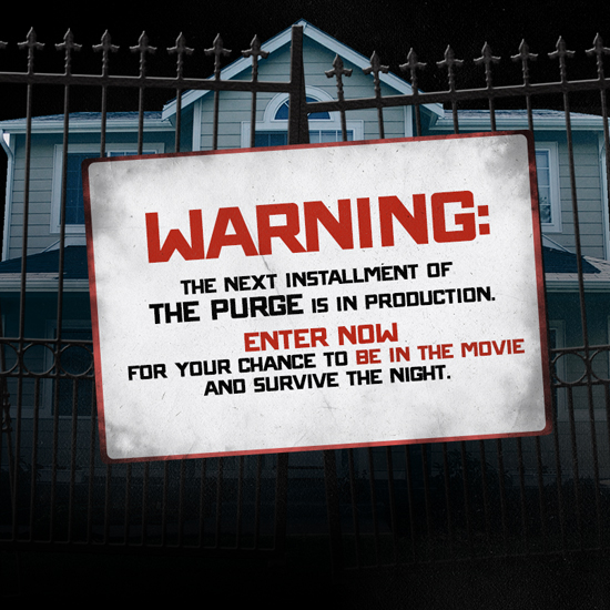 The Purge 2 เปิดโอกาสให้แฟน ๆ ร่วมแสดงและเอาชีวิตรอดยามค่ำคืน The Purge 2 เปิดโอกาสให้แฟน ๆ ร่วมแสดงและเอาชีวิตรอดยามค่ำคืน