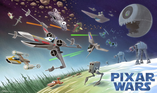 ลือ ! ดิสนีย์ให้ลิขสิทธิ์พิกซาร์สร้างภาพยนตร์แอนิเมชั่น Star Wars ลือ ! ดิสนีย์ให้ลิขสิทธิ์พิกซาร์สร้างภาพยนตร์แอนิเมชั่น Star Wars