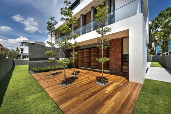 แบบบ้านสองชั้น สไตล์คอนเทมโพรารี สวยหรู แบบบ้านสองชั้น สไตล์คอนเทมโพรารี สวยหรู