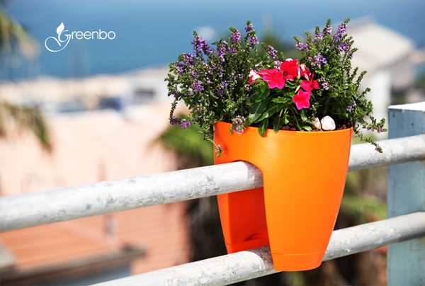 กระถางต้นไม้บนราวระเบียง อยู่คอนโดก็ปลูกได้ กระถางต้นไม้บนราวระเบียง อยู่คอนโดก็ปลูกได้