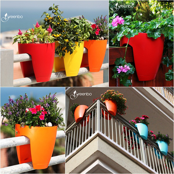 กระถางต้นไม้บนราวระเบียง อยู่คอนโดก็ปลูกได้ กระถางต้นไม้บนราวระเบียง อยู่คอนโดก็ปลูกได้