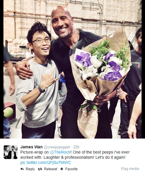 เดอะร็อค โบกมือลากองถ่าย Fast & Furious 7 เดอะร็อค โบกมือลากองถ่าย Fast & Furious 7