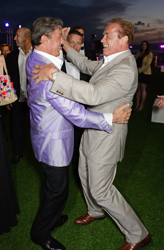 The Expendables 3 รวมดาวดังปรากฏตัวบนรถถัง ในเทศกาลหนังเมืองคานส์ 