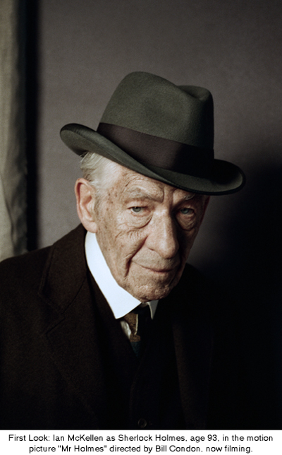 ภาพแรก เอียน แม็คเคลเลน ในมาด โฮล์มส์ จาก Mr. Holmes ภาพแรก เอียน แม็คเคลเลน ในมาด โฮล์มส์ จาก Mr. Holmes
