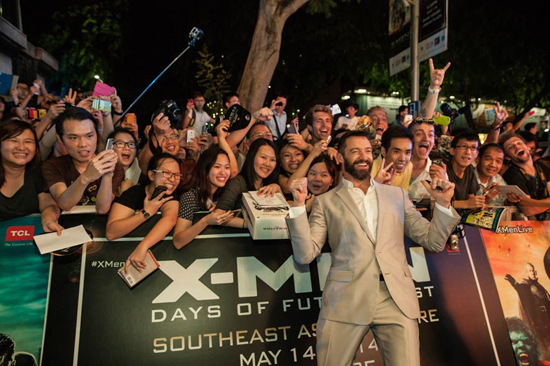 พรีเมียร์ X-Men : Days of Future Past ที่สิงคโปร์ แฟนคลับยังคงตามให้กำลังใจอย่างล้นหลาม พรีเมียร์ X-Men : Days of Future Past ที่สิงคโปร์ แฟนคลับยังคงตามให้กำลังใจอย่างล้นหลาม
