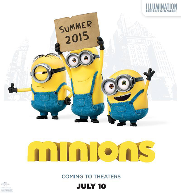 รอชม ! แก๊ง Minions ตัวป่วน เตรียมปล่อยตัวอย่างแรก 4 พ.ย. รอชม ! แก๊ง Minions ตัวป่วน เตรียมปล่อยตัวอย่างแรก 4 พ.ย.