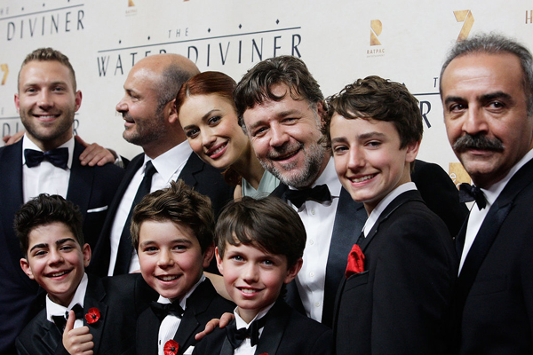 รัสเซล โครว์ นำทีมนักแสดงเปิดตัว The Water Diviner รัสเซล โครว์ นำทีมนักแสดงเปิดตัว The Water Diviner