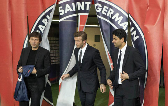 เดวิด เบ็คแฮม เปิดตัวกับ ปารีส แซงต์ แชร์กแมง เดวิด เบ็คแฮม เปิดตัวกับ ปารีส แซงต์ แชร์กแมง