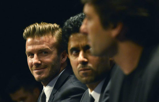 เดวิด เบ็คแฮม เปิดตัวกับ ปารีส แซงต์ แชร์กแมง เดวิด เบ็คแฮม เปิดตัวกับ ปารีส แซงต์ แชร์กแมง