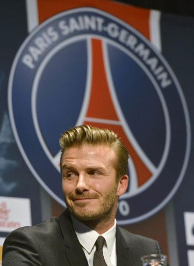 เดวิด เบ็คแฮม เปิดตัวกับ ปารีส แซงต์ แชร์กแมง เดวิด เบ็คแฮม เปิดตัวกับ ปารีส แซงต์ แชร์กแมง