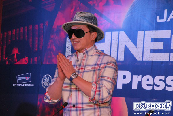 เฉินหลง เปิดตัวหนัง วิ่ง ปล้น ฟัด เฉินหลง เปิดตัวหนัง วิ่ง ปล้น ฟัด
