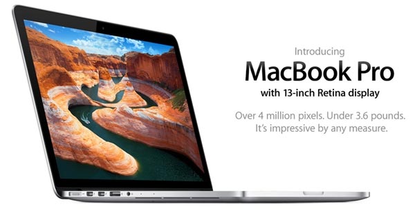 MacBook Pro Retina display 13 นิ้ว MacBook Pro Retina display 13 นิ้ว