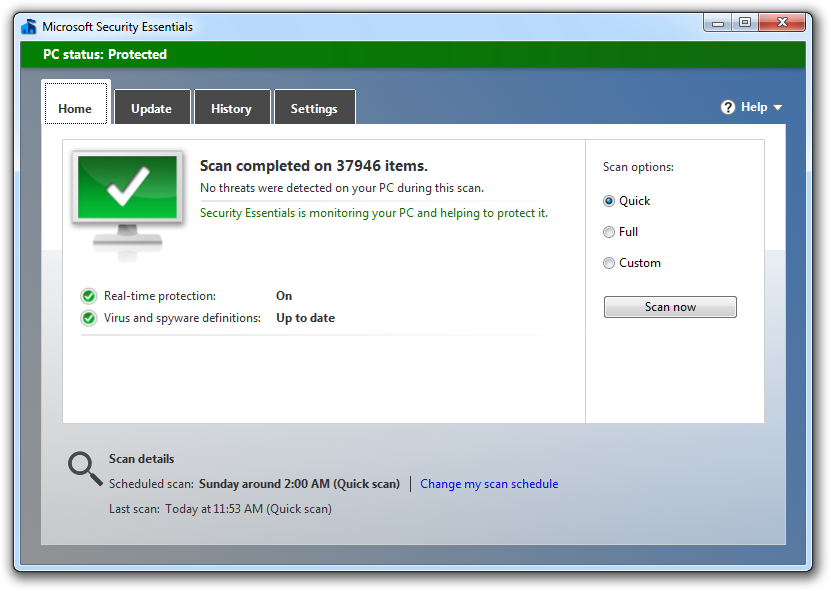 Microsoft Security Essentials Microsoft Security Essentials