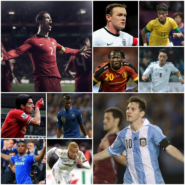 10 อันดับนักเตะที่น่าจับตามองในบอลโลก 2014 10 อันดับนักเตะที่น่าจับตามองในบอลโลก 2014