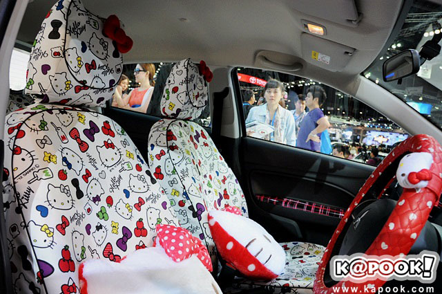 Mitsubishi Mirage Meets Hello Kitty Mitsubishi Mirage Meets Hello Kitty