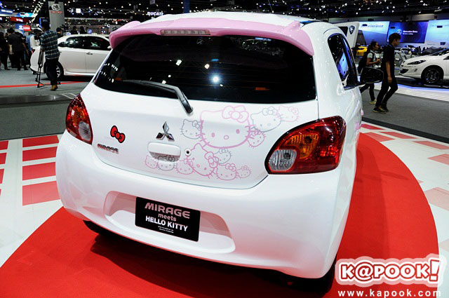 Mitsubishi Mirage Meets Hello Kitty Mitsubishi Mirage Meets Hello Kitty
