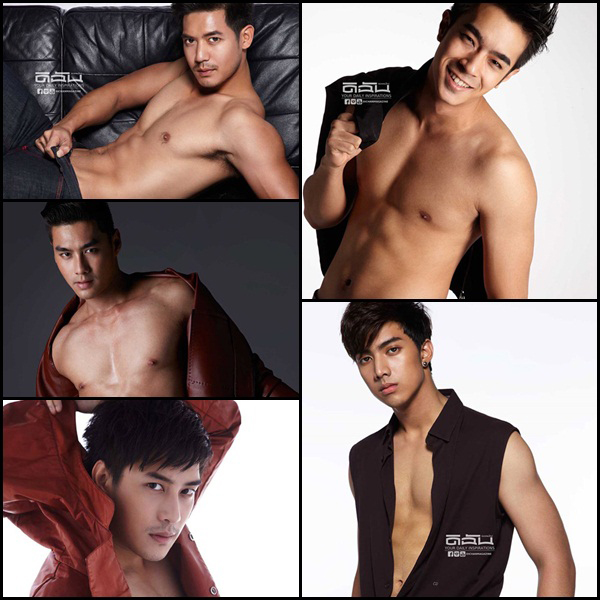 6 หนุ่มหล่อแซบ รวมตัวโชว์กล้ามถ่ายแบบ 6 หนุ่มหล่อแซบ รวมตัวโชว์กล้ามถ่ายแบบ