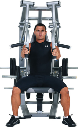 Seated chest press Seated chest press