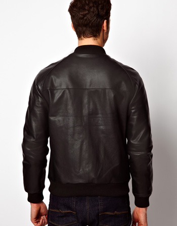 Leather Bomber Jacket Leather Bomber Jacket