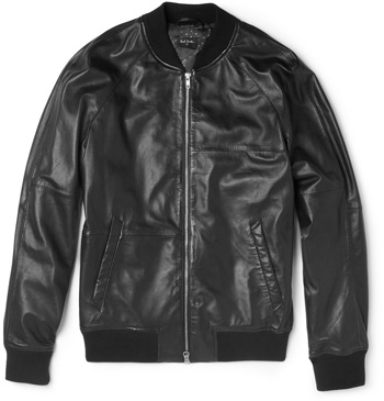 Leather Bomber Jacket Leather Bomber Jacket