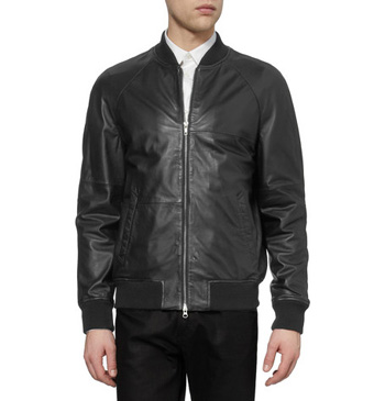 Leather Bomber Jacket Leather Bomber Jacket