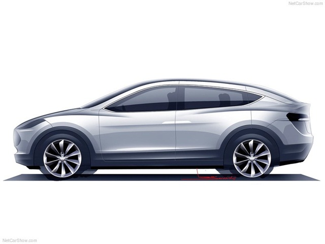 Tesla Model X รถ SUV Tesla Model X รถ SUV
