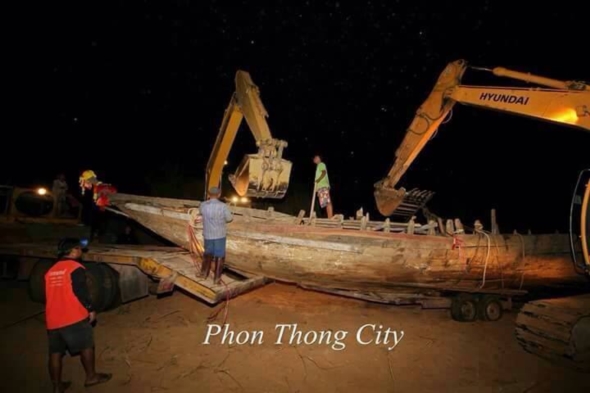 ขุดเจอเรือสำเภาโบราณขนาดใหญ่ คอหวยไม่พลาด ขุดเจอเรือสำเภาโบราณขนาดใหญ่ คอหวยไม่พลาด