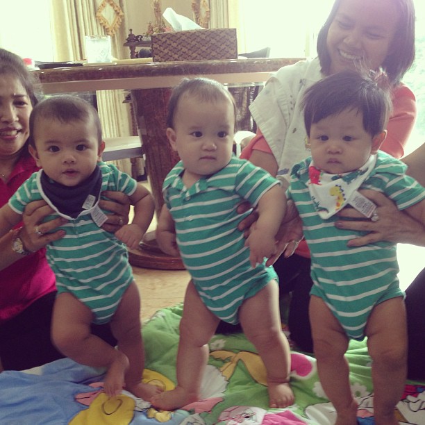 3 ลูกดารา นิหน่า เป้ย ฝ้าย รวมตัวกันอีกครั้ง น่ารักสุด ๆ