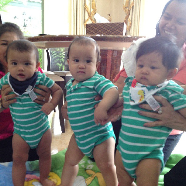 3 ลูกดารา นิหน่า เป้ย ฝ้าย รวมตัวกันอีกครั้ง น่ารักสุด ๆ