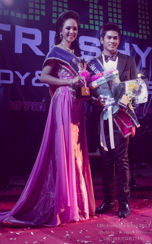 นุ-ส้มโอ คว้าตำแหน่ง UBU Freshy Boys & Girls 2013