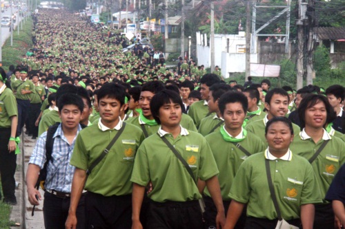 แม่โจ้ จัดงานเดิน-วิ่งการกุศลแม่โจ้-สันทราย 2555