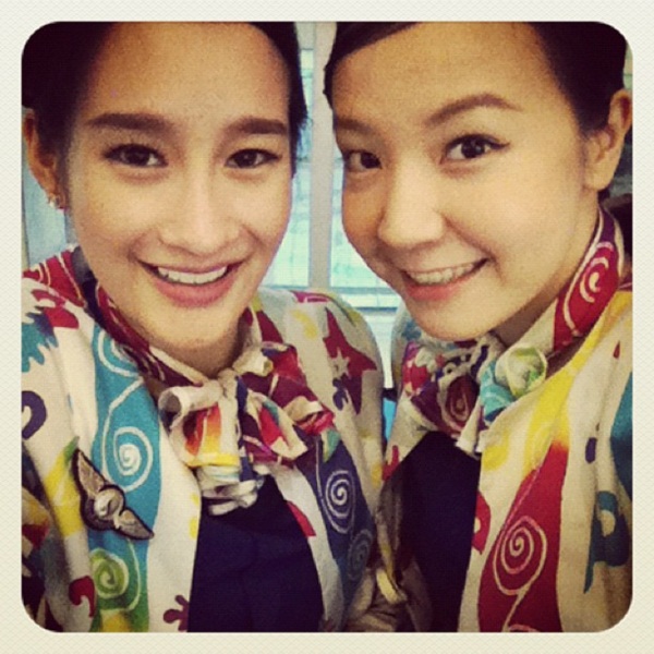 พลอย ลิตเติ้ลวอยซ์ ในมาดนางฟ้าของ บางกอก แอร์เวย์