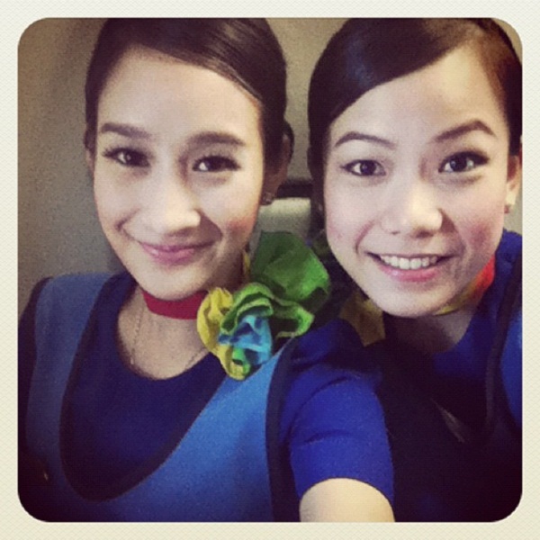 พลอย ลิตเติ้ลวอยซ์ ในมาดนางฟ้าของ บางกอก แอร์เวย์