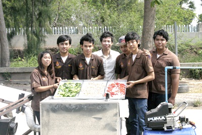 มทร.ธัญบุรี ใช้พลังงานแสงอาทิตย์+แก๊สชีวภาพ อบผลผลิตทางการเกษตร