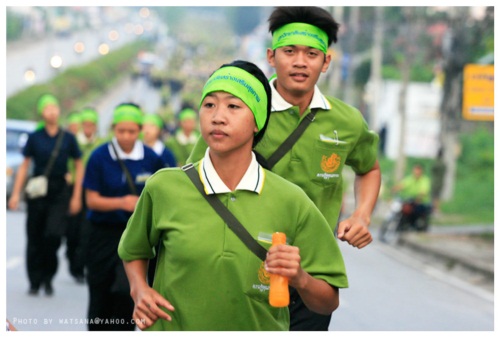 แม่โจ้ จัดงานเดิน-วิ่งการกุศลแม่โจ้-สันทราย 2555