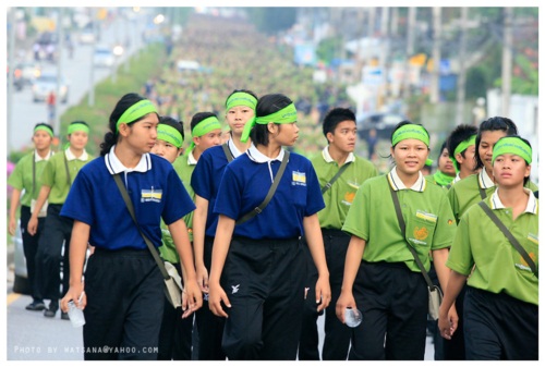 แม่โจ้ จัดงานเดิน-วิ่งการกุศลแม่โจ้-สันทราย 2555