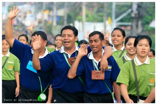 แม่โจ้ จัดงานเดิน-วิ่งการกุศลแม่โจ้-สันทราย 2555