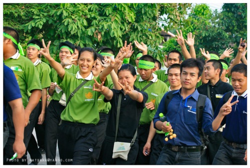 แม่โจ้ จัดงานเดิน-วิ่งการกุศลแม่โจ้-สันทราย 2555