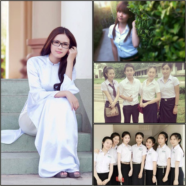 ชมภาพเครื่องแบบนักศึกษาของ 3 ประเทศเพื่อนบ้าน