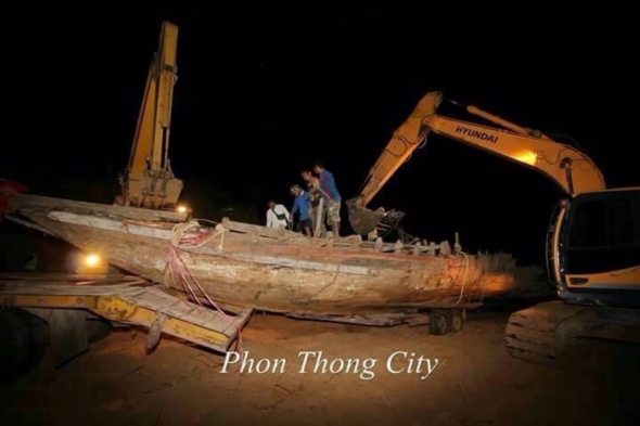 ขุดเจอเรือสำเภาโบราณขนาดใหญ่ คอหวยไม่พลาด ขุดเจอเรือสำเภาโบราณขนาดใหญ่ คอหวยไม่พลาด