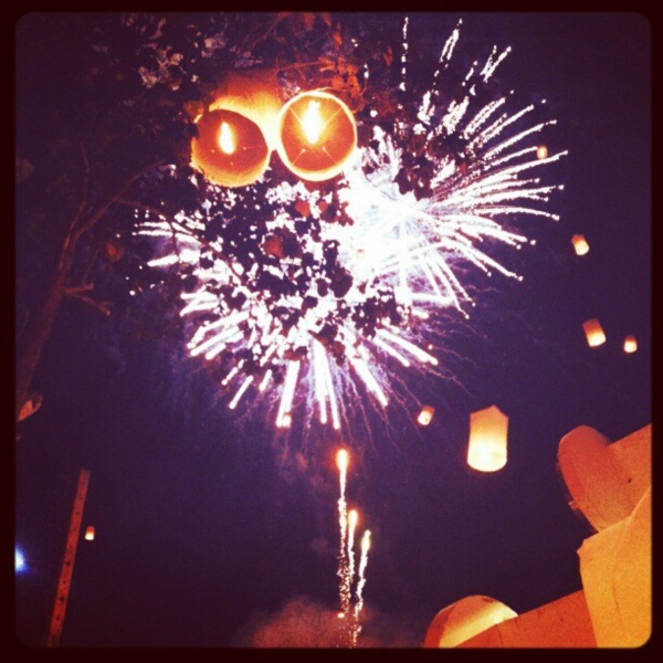 เก็บตกบรรยากาศลอยกระทง ณ ธุดงคสถานล้านนา