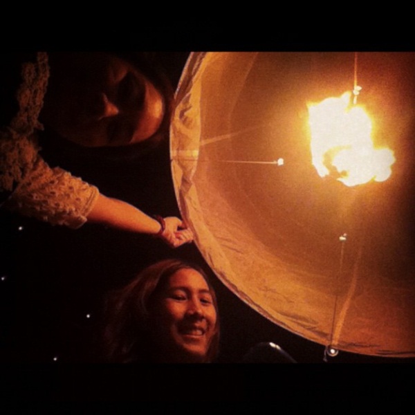 เก็บตกบรรยากาศลอยกระทง ณ ธุดงคสถานล้านนา