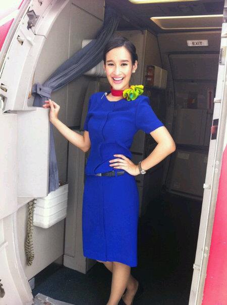 พลอย ลิตเติ้ลวอยซ์ ในมาดนางฟ้าของ บางกอก แอร์เวย์