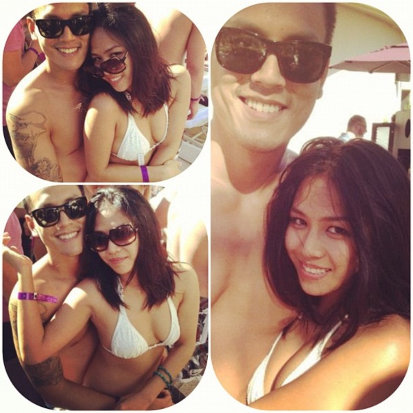 หวานอ่ะ! แคล แคลอรีน นักร้องสุดเปรี้ยว สวีตกับแฟนหนุ่มหุ่นล่ำ